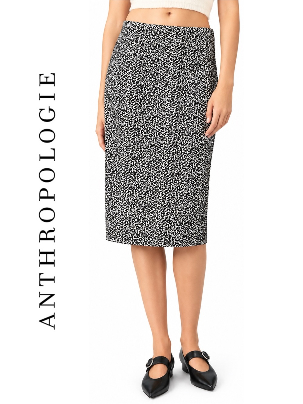 Anthropologie Knee-Length Pencil Skirt